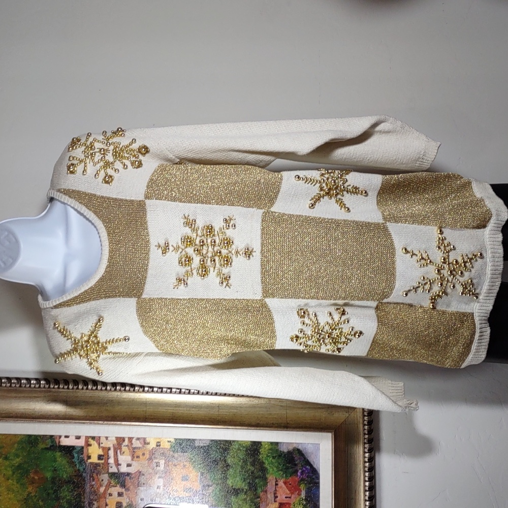 Eminent Embellished Snowflake Sweater